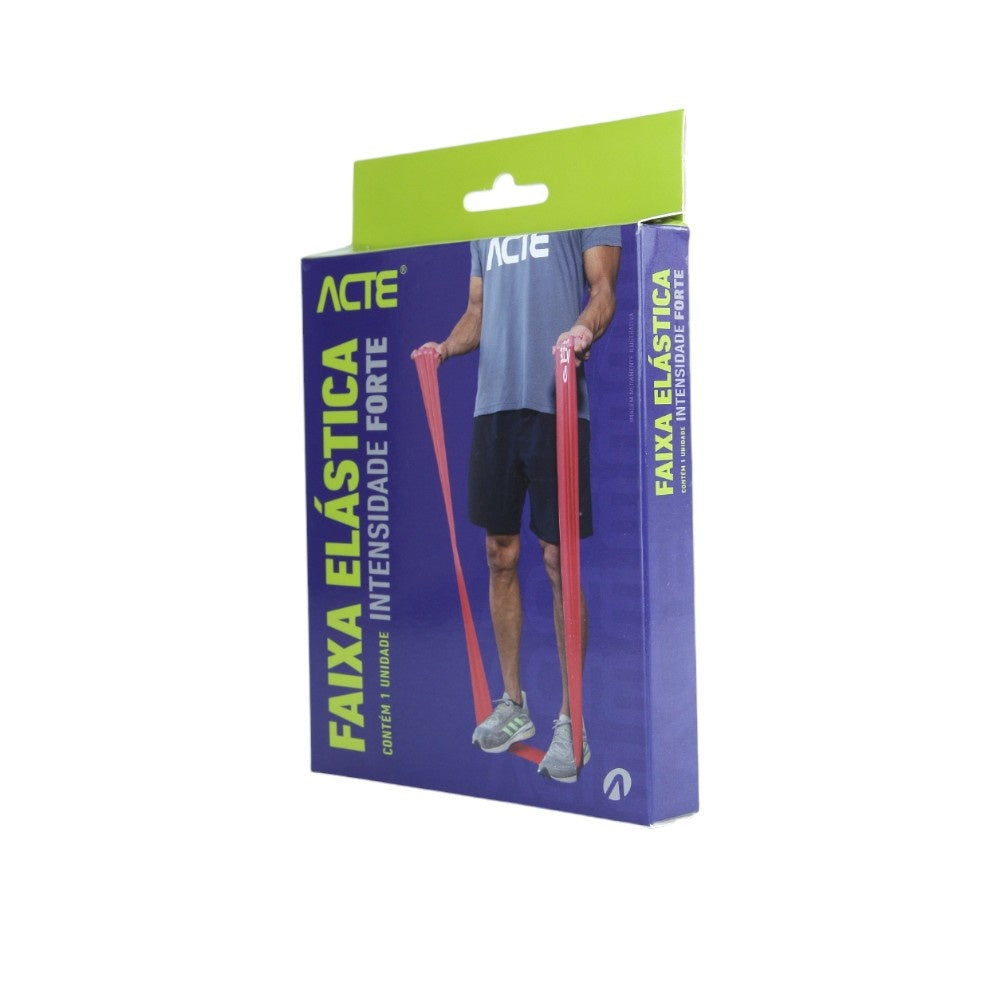 Faixa Elástica Forte Vermelha T13-F Acte Sports