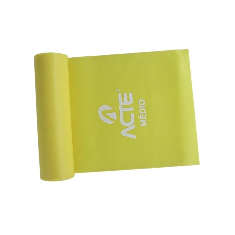 Faixa Elástica Média Amarela T13-M Acte Sports
