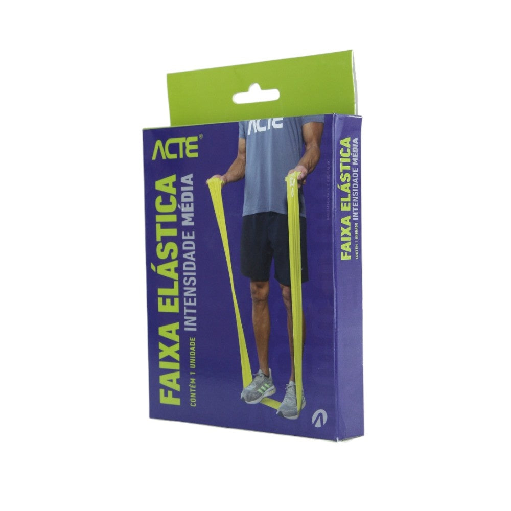Faixa Elástica Média Amarela T13-M Acte Sports