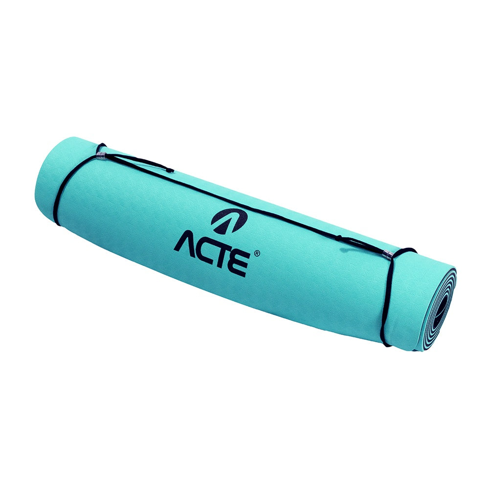 Yoga Mat Master em EVA, Azul, T137-AZ, Acte Sports