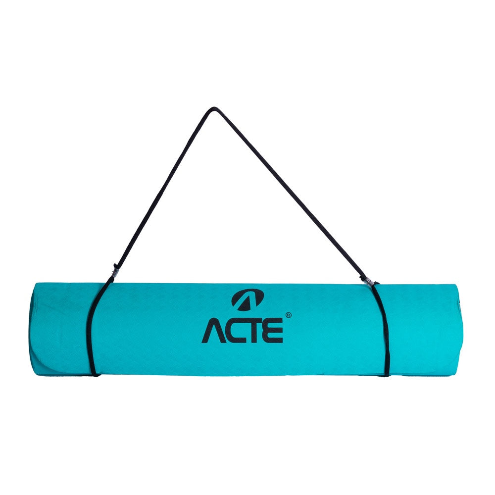 Yoga Mat Master em EVA, Azul, T137-AZ, Acte Sports
