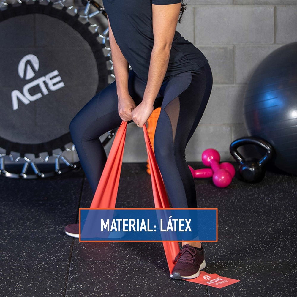 Kit 3 faixas elásticas Fácil, Médio e Difícil T13 Acte Sports