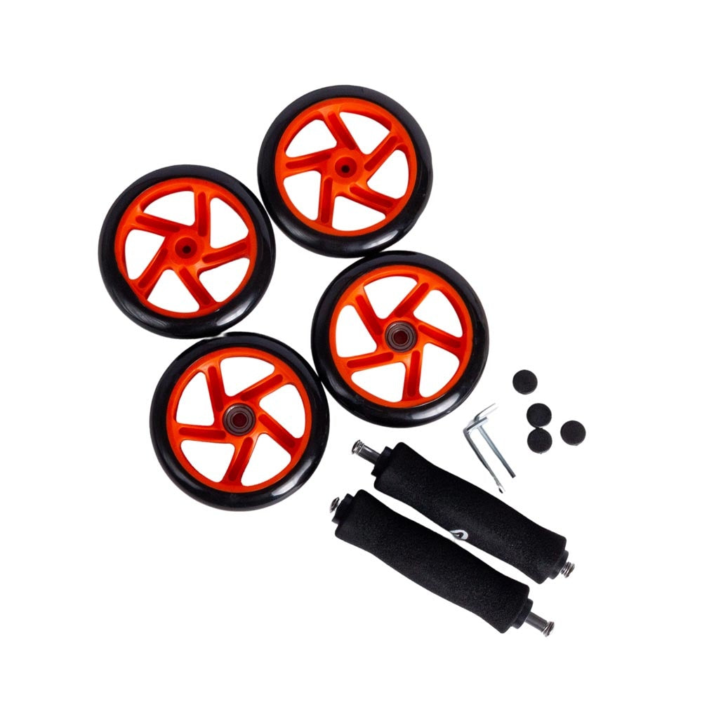 Roda Abdominal Dupla Laranja T145 Acte Sports
