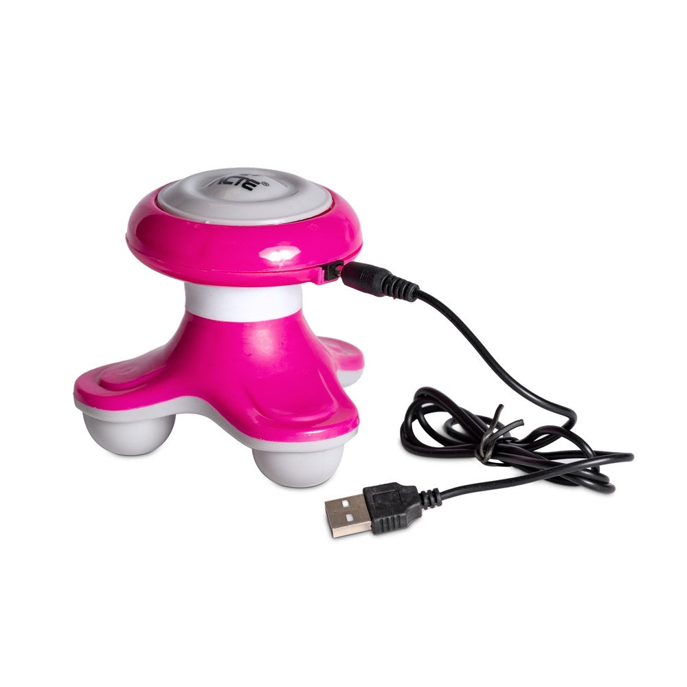 Mini Massageador Corporal Portátil T150-RS Rosa Acte