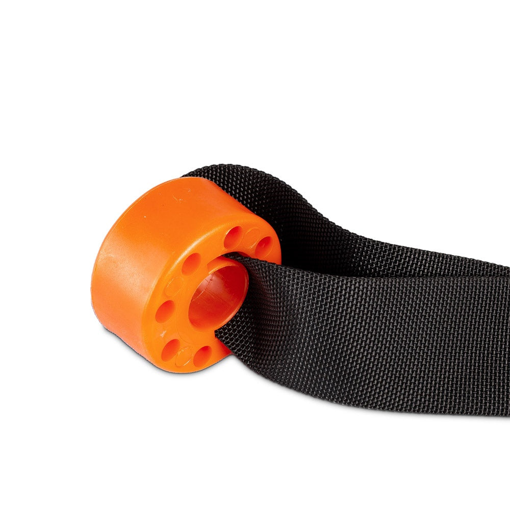 Fita de Suspensão 160cm T16, Nylon e Aço, Yoga, Funcional e Fisioterapia, Preto - Acte