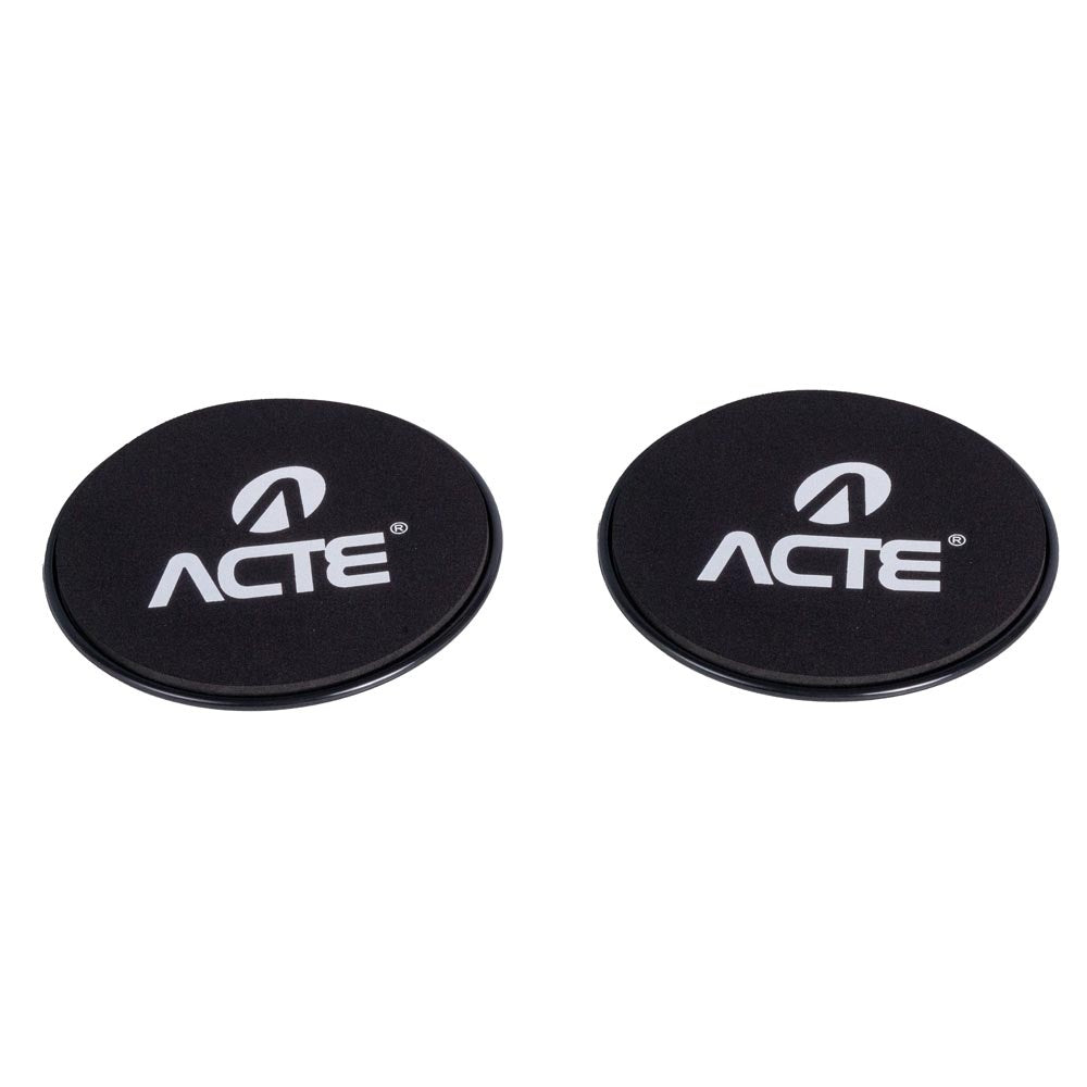 Par De Discos Deslizantes Preto T173 Acte Sports