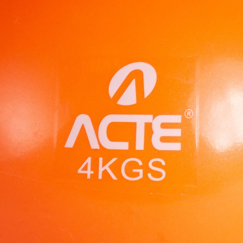 Bola Peso 4kg PVC Areia T174 Laranja Acte