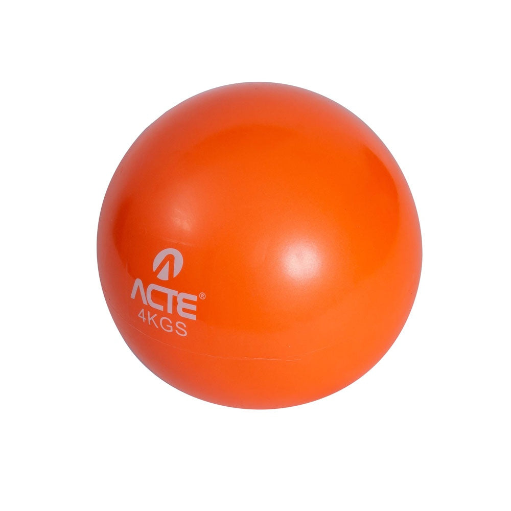 Bola Peso 4kg PVC Areia T174 Laranja Acte