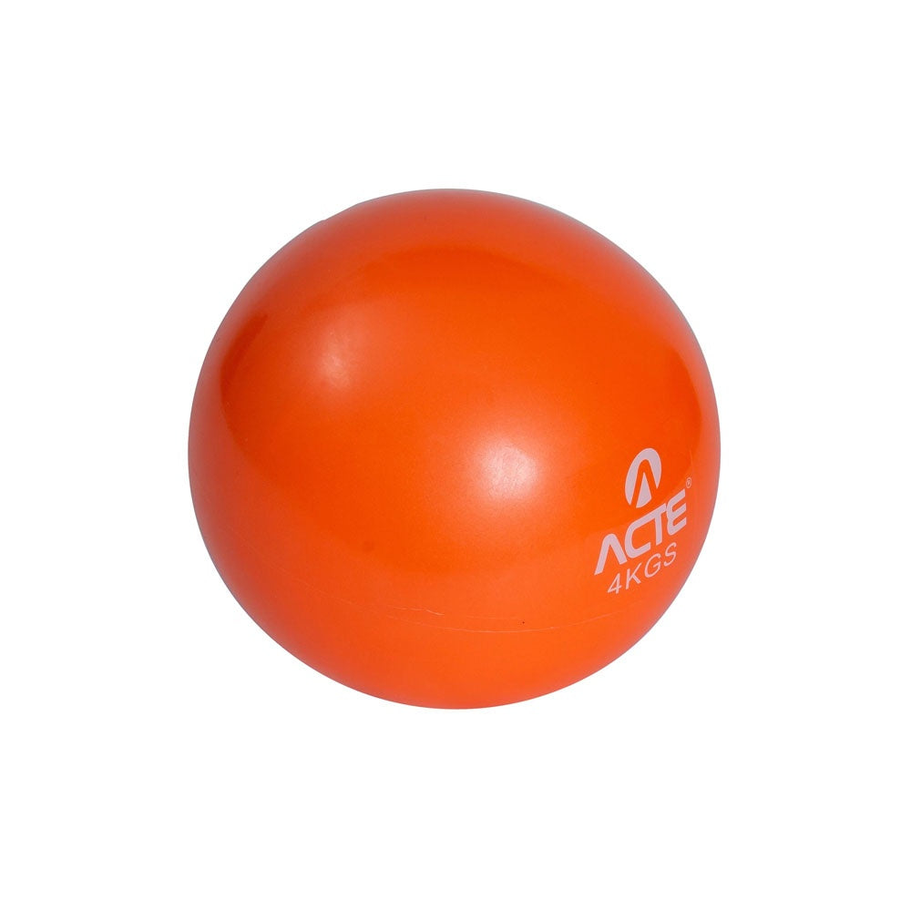 Bola Peso 4kg PVC Areia T174 Laranja Acte