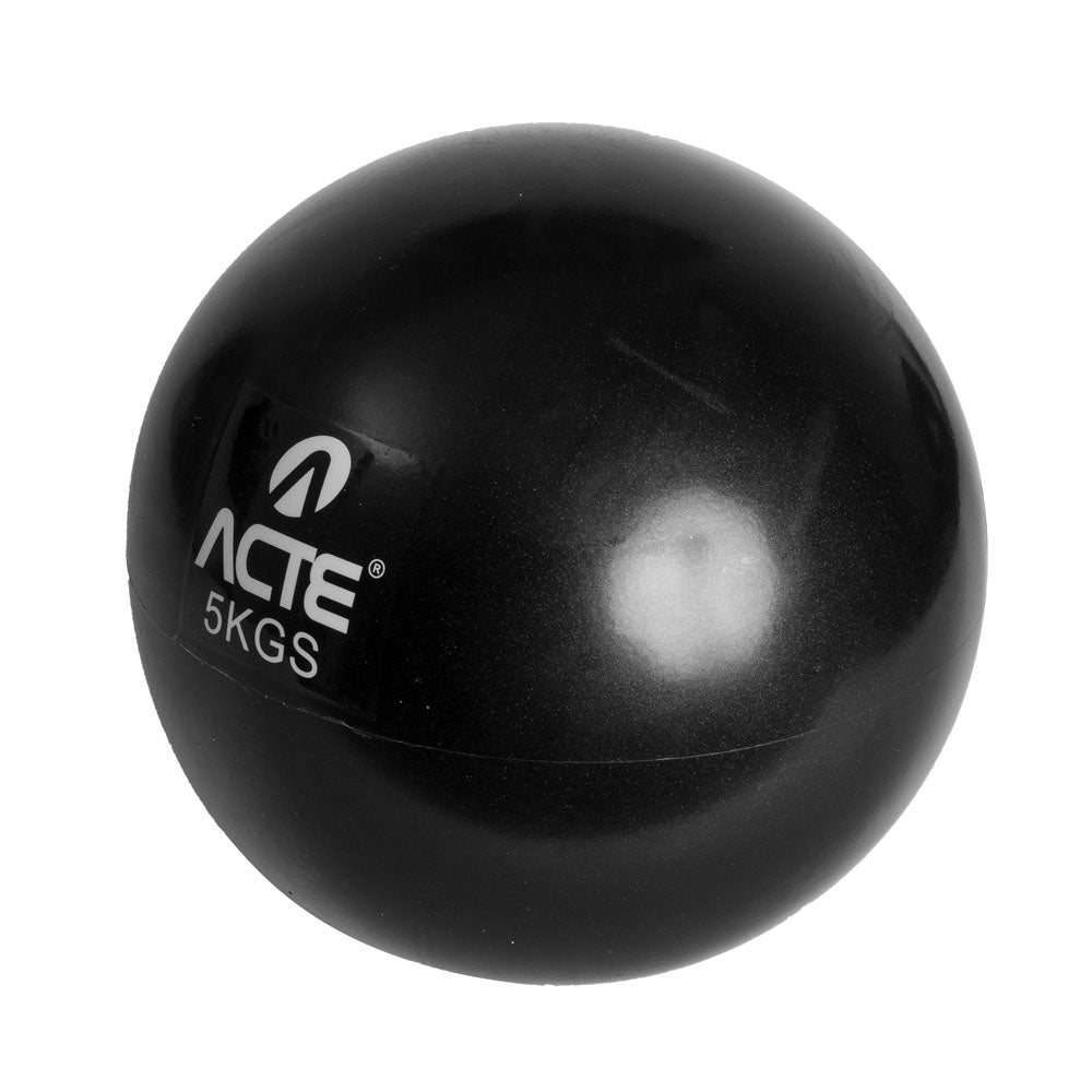 Bola Peso 5kg PVC Areia T175 Preta Acte