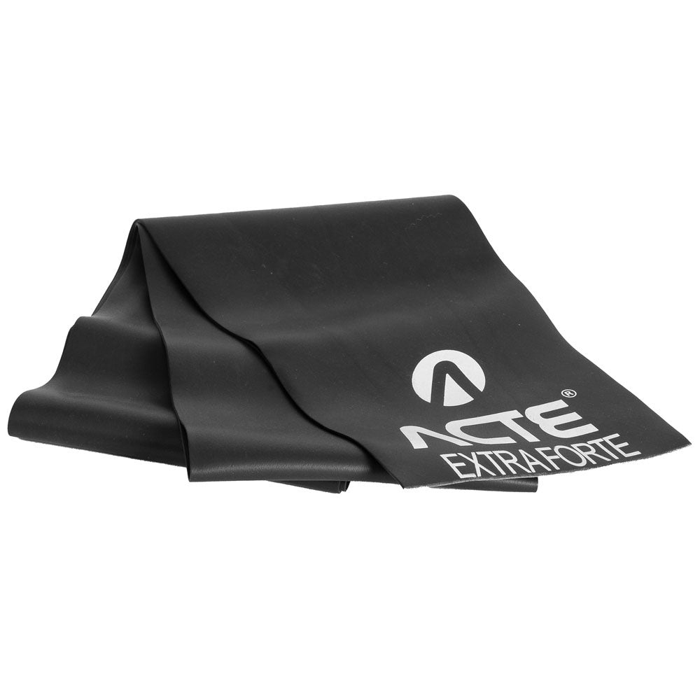 Faixa Elástica Extra-Forte Preta T177 Acte Sports