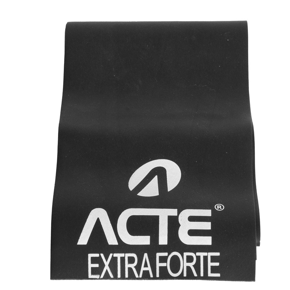 Faixa Elástica Extra-Forte Preta T177 Acte Sports