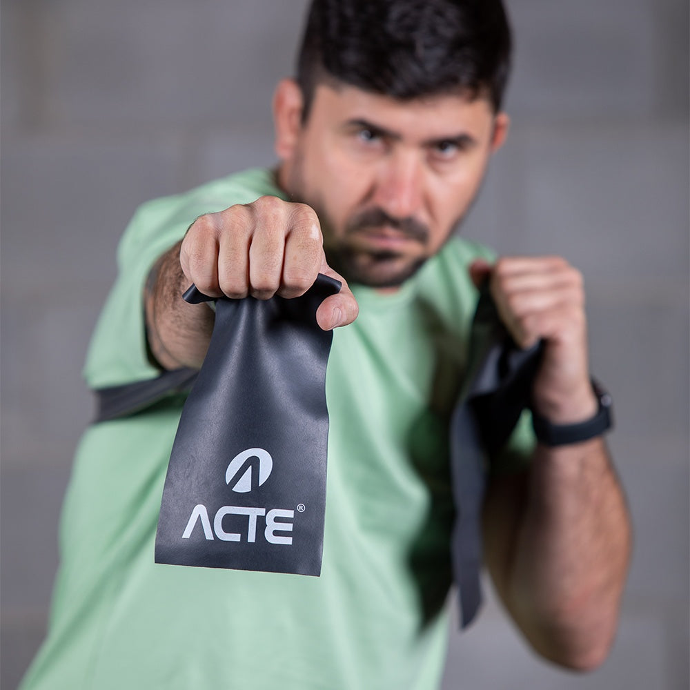 Faixa Elástica Extra-Forte Preta T177 Acte Sports