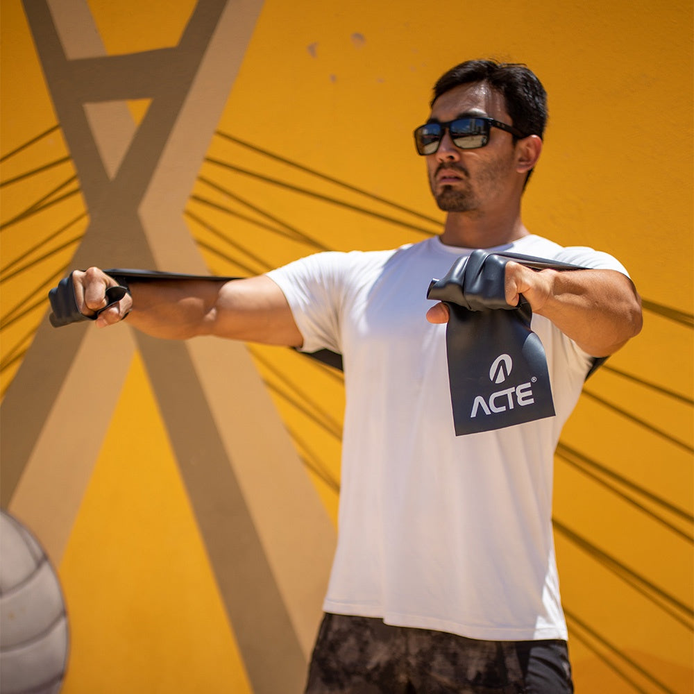 Faixa Elástica Extra-Forte Preta T177 Acte Sports