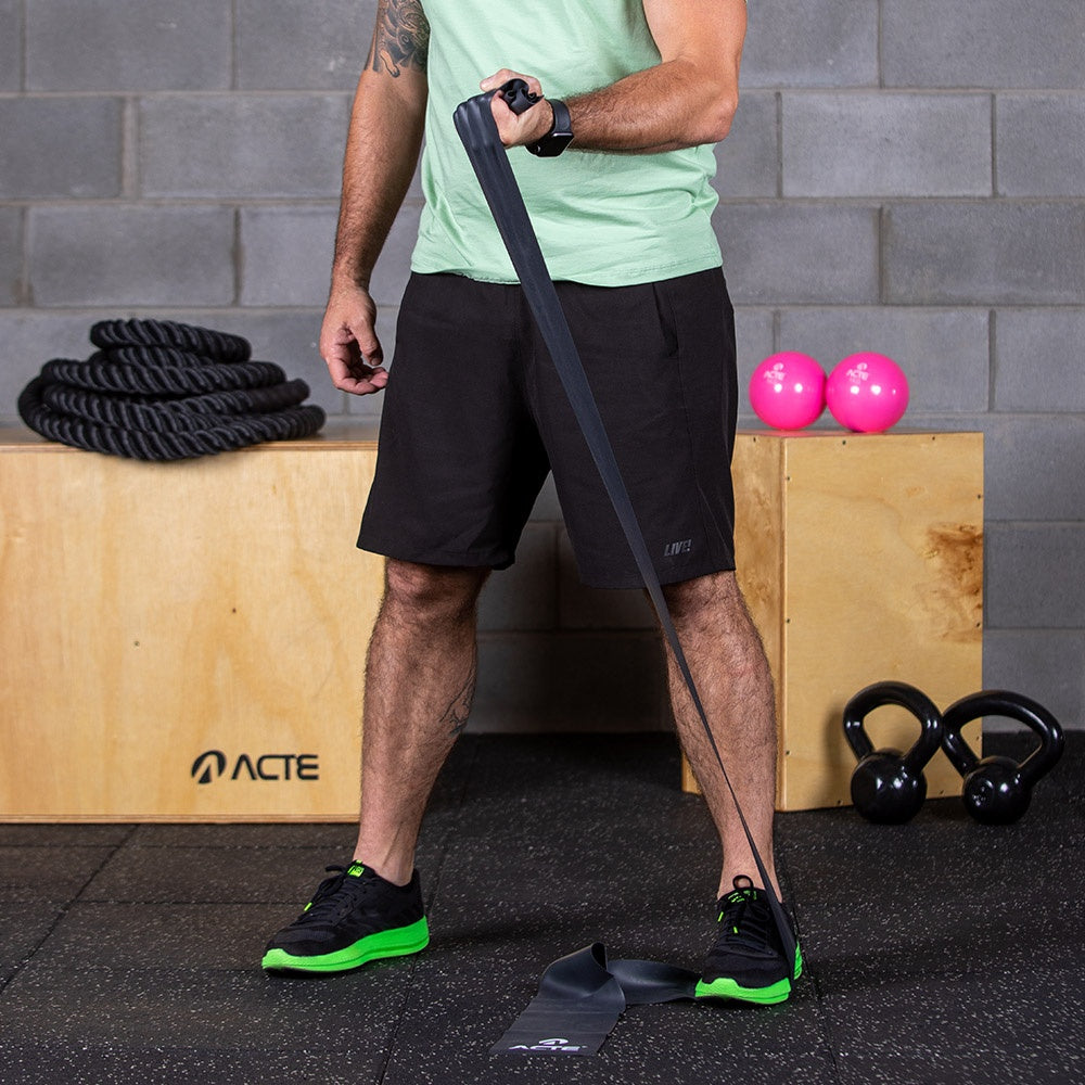 Faixa Elástica Extra-Forte Preta T177 Acte Sports