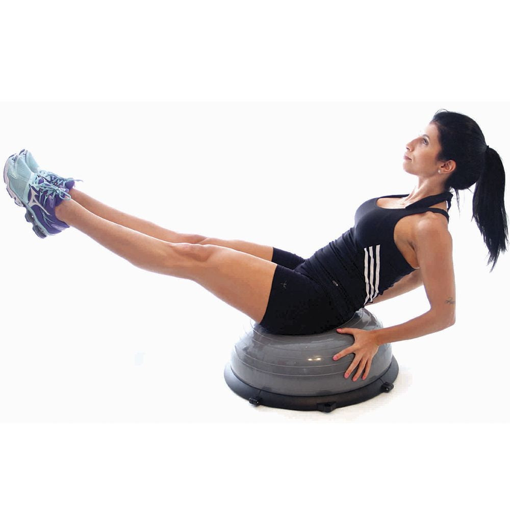 Bosu Ball 25x57 cm Sistema Anti Estouro PVC T19 Cinza Acte