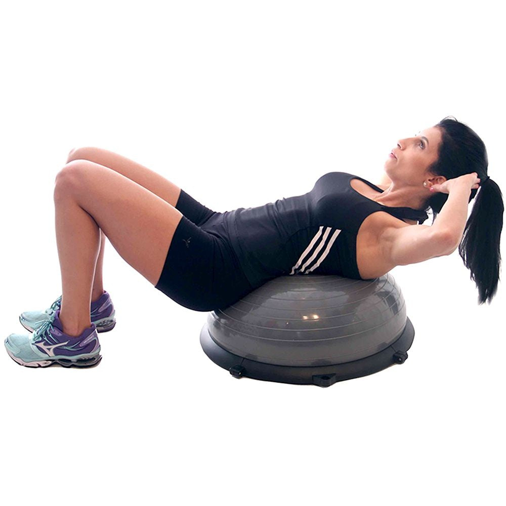 Bosu Ball 25x57 cm Sistema Anti Estouro PVC T19 Cinza Acte