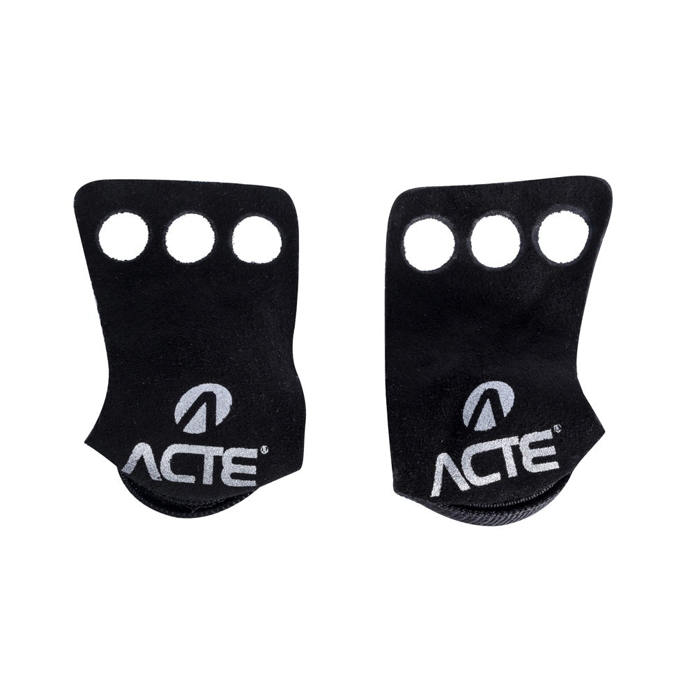 Grip Crossfit P Couro Nylon Musculação T208-P Preto Acte