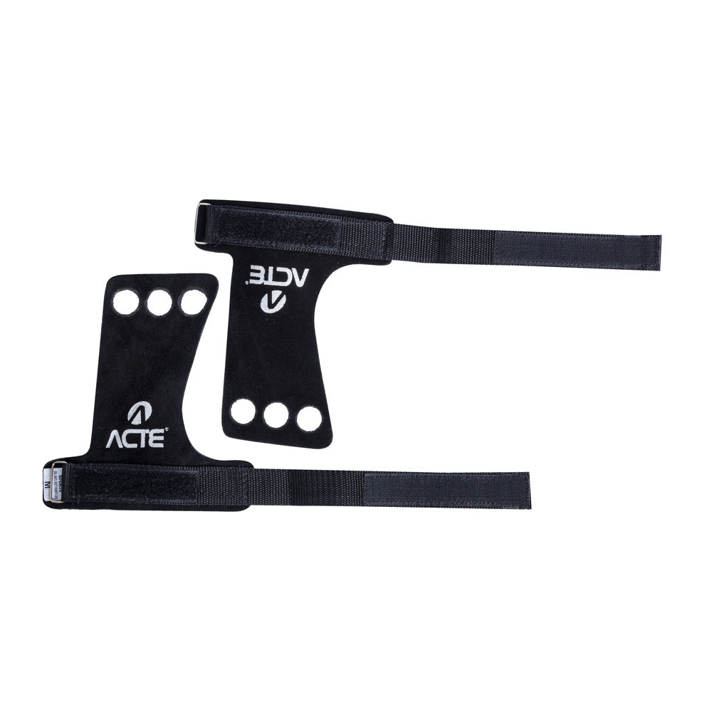 Grip Crossfit P Couro Nylon Musculação T208-P Preto Acte