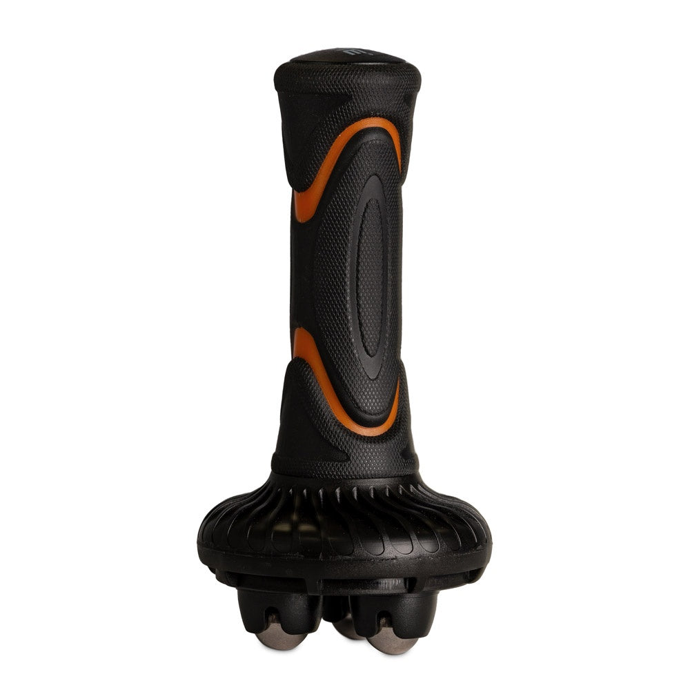 Massageador Roller Com Esferas, Preto e Laranja, T221, Acte Sports