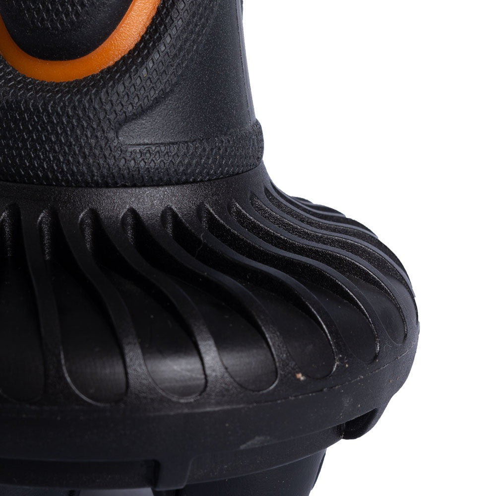 Massageador Roller Com Esferas, Preto e Laranja, T221, Acte Sports