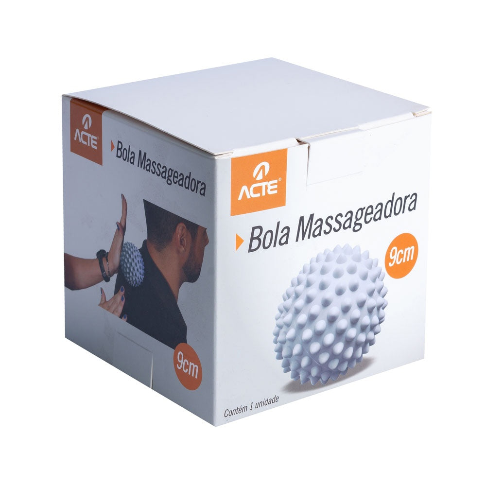 Bola Fisioterapia 9cm PVC T223 Cinza Acte