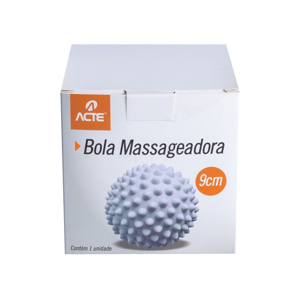 Bola Fisioterapia 9cm PVC T223 Cinza Acte