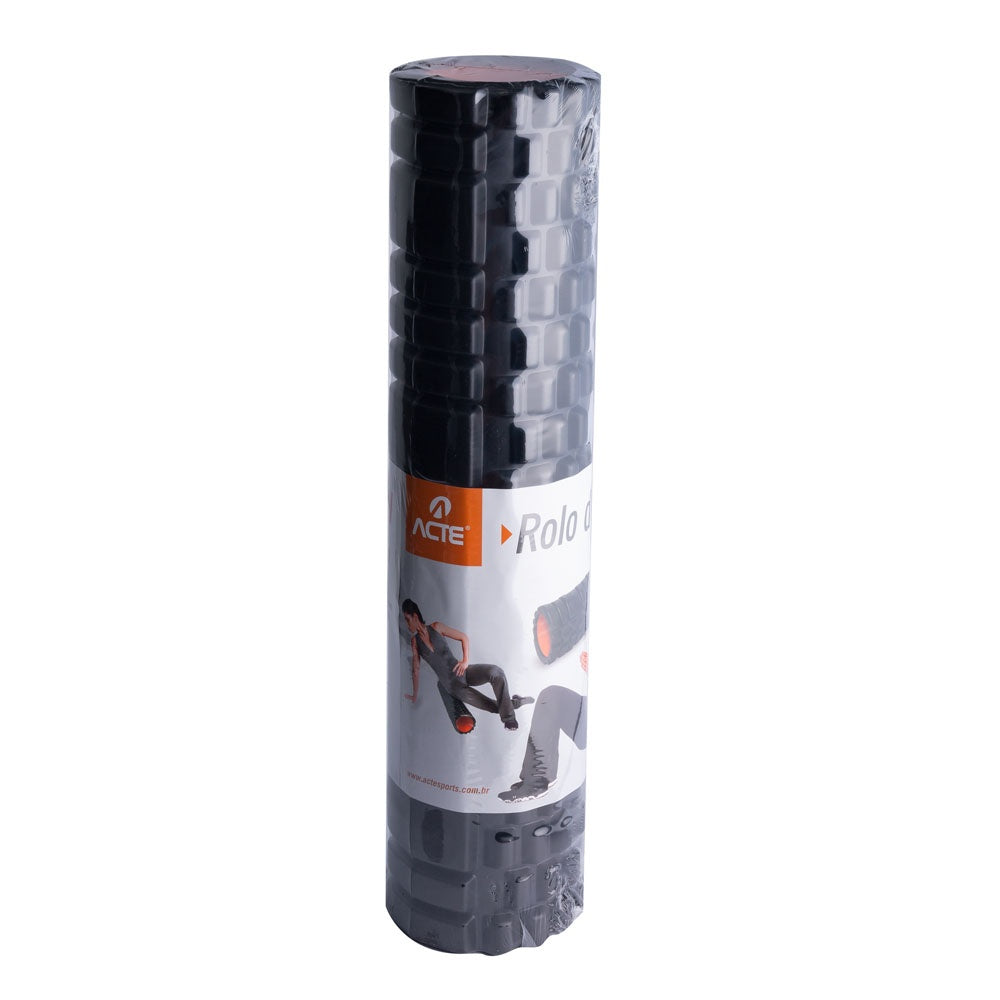 Rolo Liberação Miofascial 60x14cm EVA PVC T229 Preto Acte
