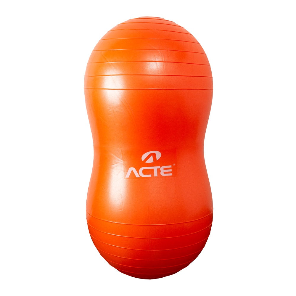 Bola Feijão 45x90 cm PVC Yoga Pilates T22 Laranja Acte