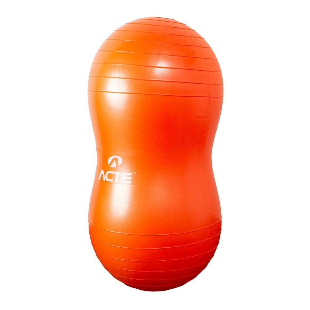 Bola Feijão 45x90 cm PVC Yoga Pilates T22 Laranja Acte