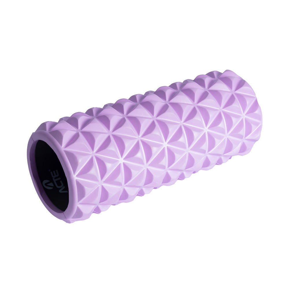 Rolo de Liberação Miofascial Diamond, Rolo de Massagem, Lilas, T230, Acte Sports