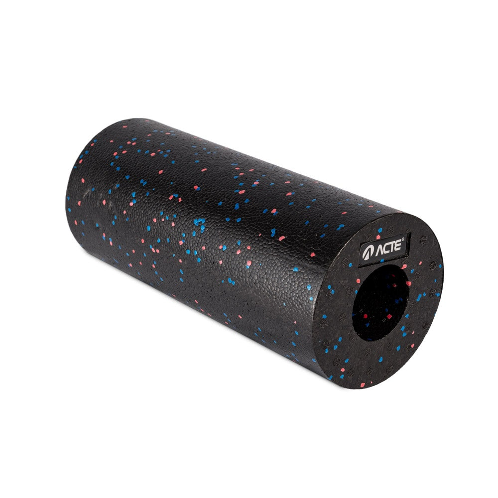 Rolo para Exercícios Relaxamento 33cm T233, Yoga, Pilates e Fisioterapia, Preto - Acte