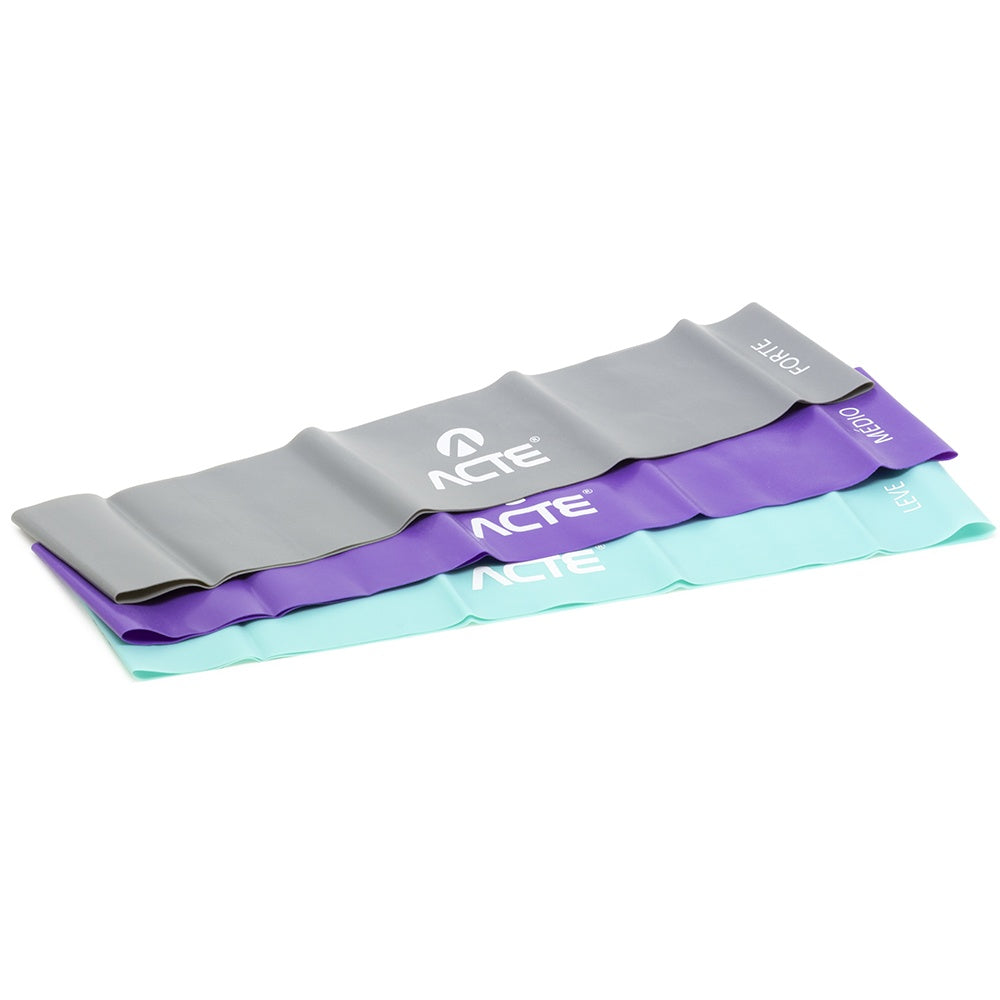 Kit 3 Loop Band Leve/Médio/Forte T234 Acte Sports