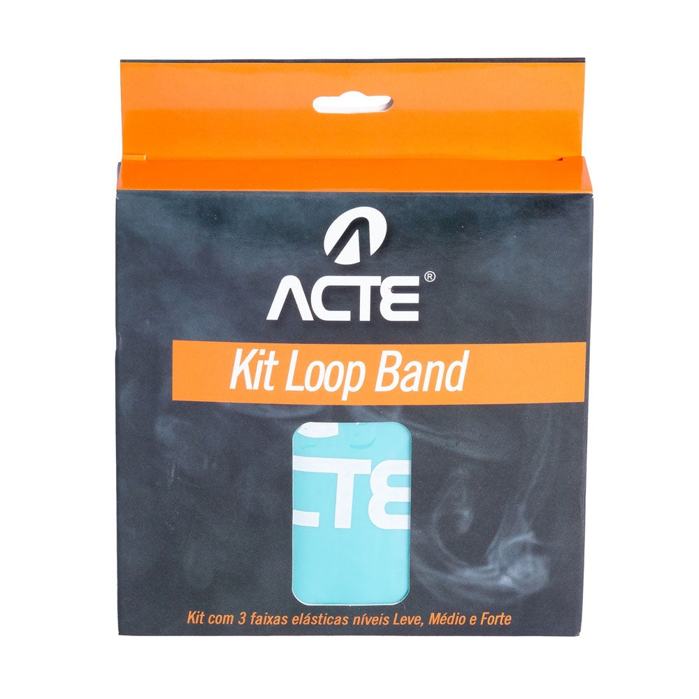 Kit 3 Loop Band Leve/Médio/Forte T234 Acte Sports