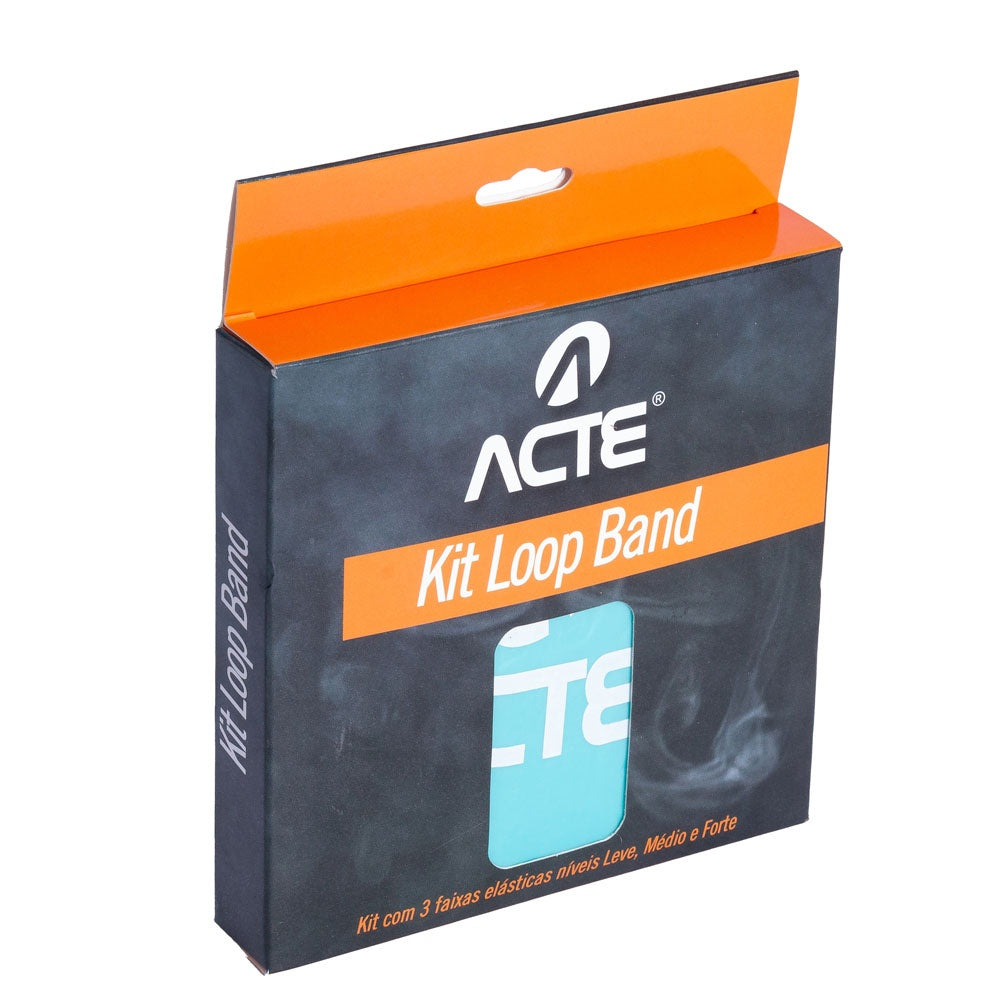 Kit 3 Loop Band Leve/Médio/Forte T234 Acte Sports