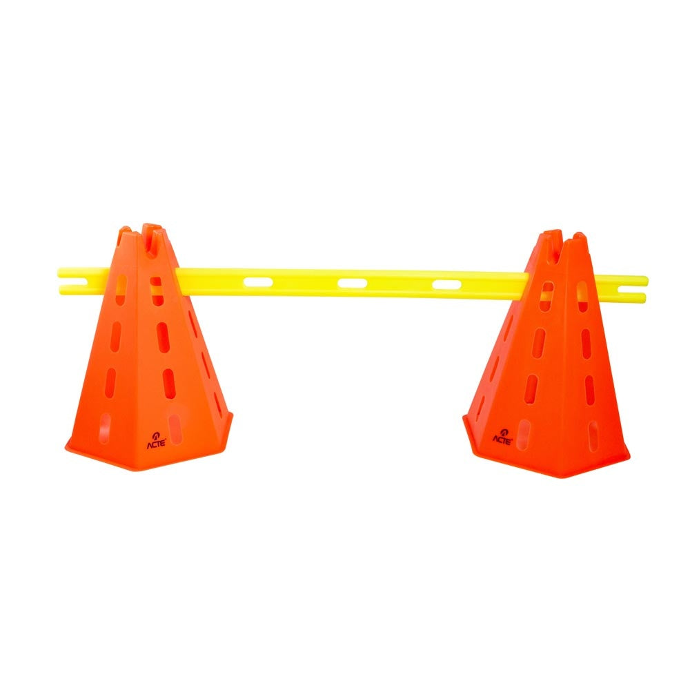 Cones Treino 20x30cm PE PVC T266 Laranja Amarelo Acte