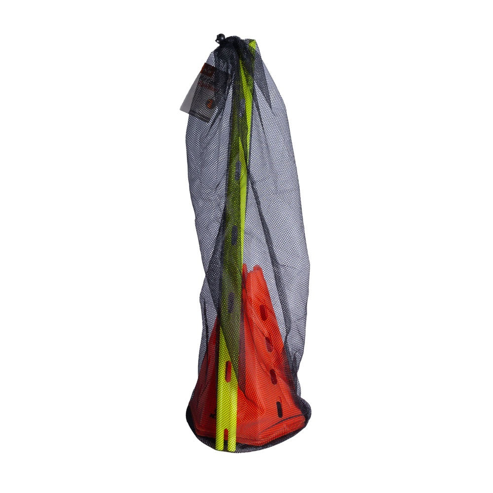 Cones Treino 20x30cm PE PVC T266 Laranja Amarelo Acte