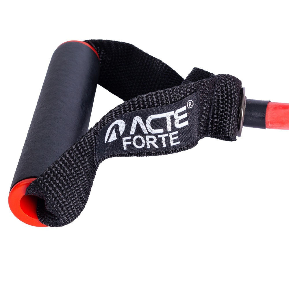 Extensor Elástico Forte Látex Nylon T287-F Vermelho Acte