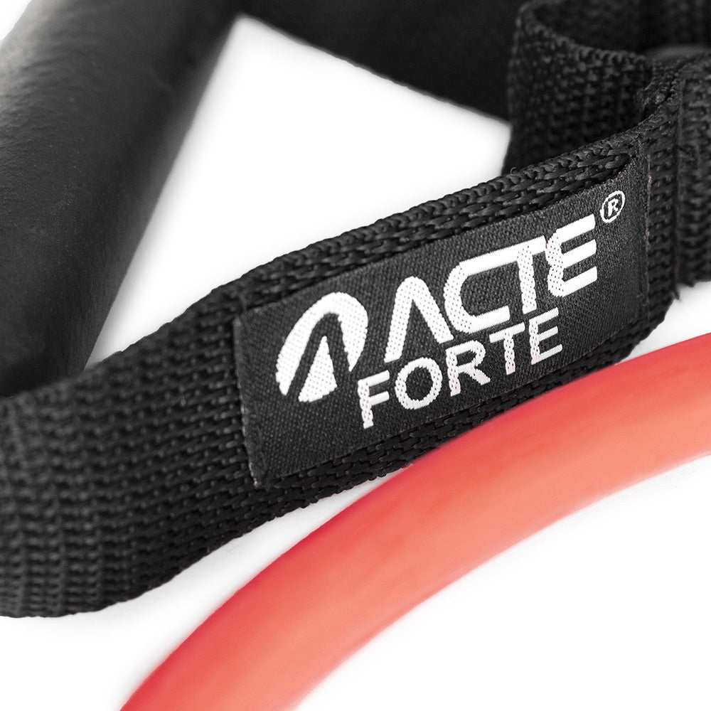 Extensor Elástico Forte Látex Nylon T287-F Vermelho Acte