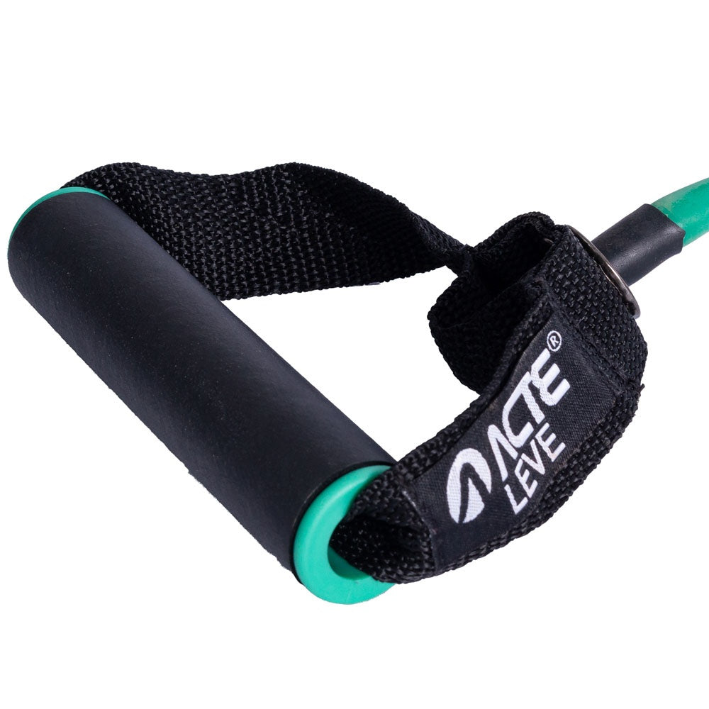 Extensor Elástico Leve Látex Nylon T287-L Verde Acte