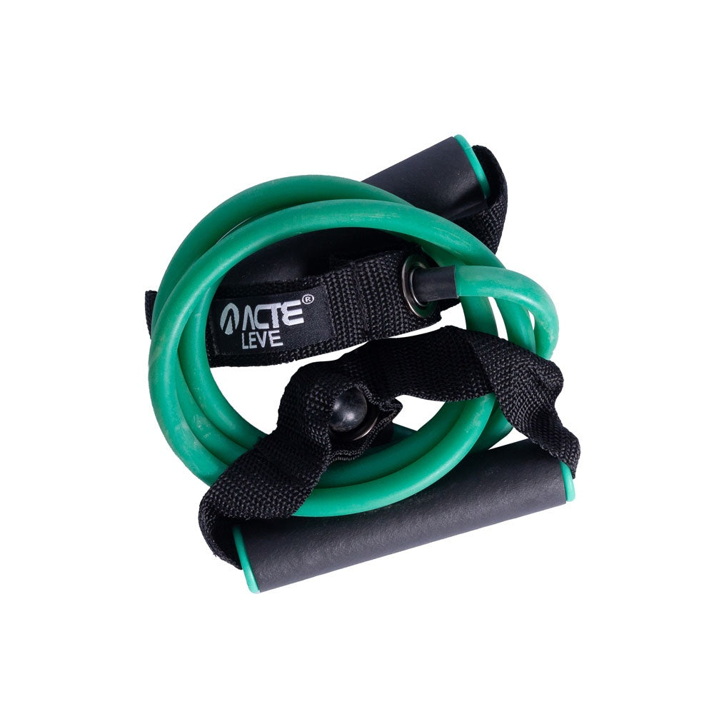 Extensor Elástico Leve Látex Nylon T287-L Verde Acte