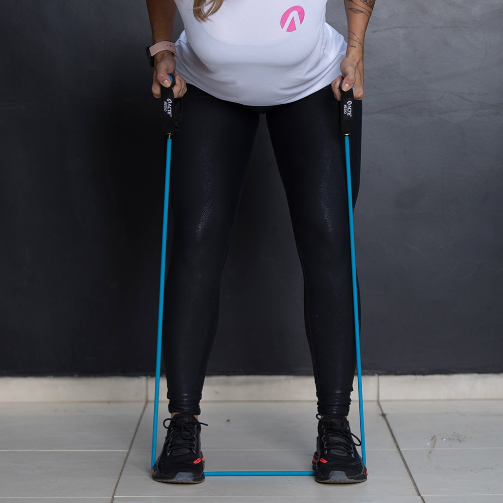 Extensor Elástico Médio Látex Nylon T287-M Azul Acte