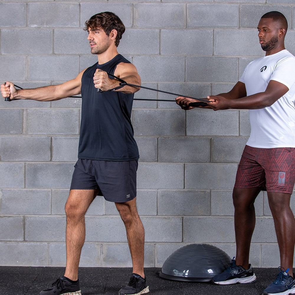 Extensor Master Para Braços E Pernas, Resistência Forte, 120Cm De Com., Cinza, T28 Acte Sports