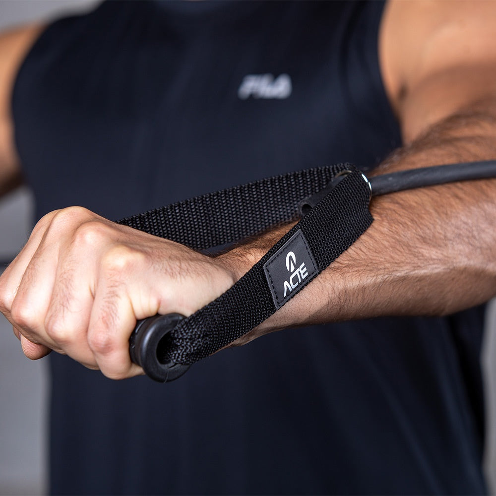 Extensor Master Para Braços E Pernas, Resistência Forte, 120Cm De Com., Cinza, T28 Acte Sports