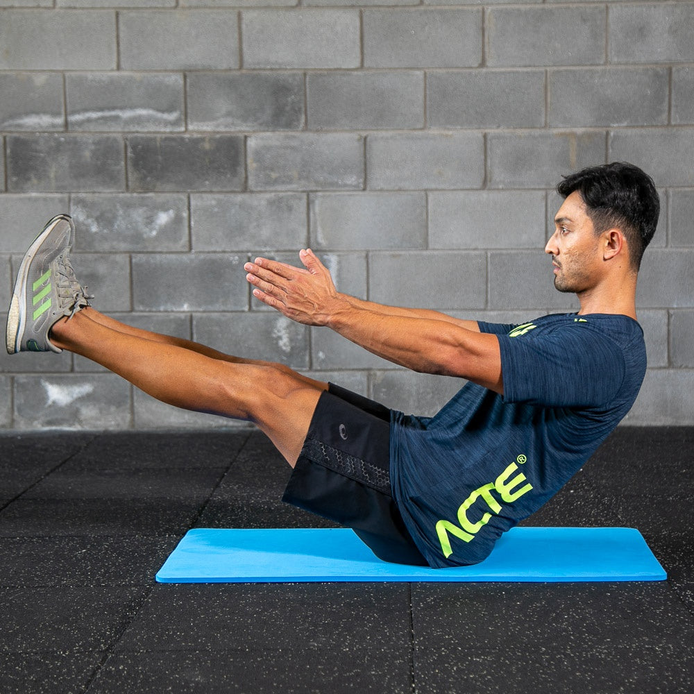 Colchonete 10mm 100x50cm VA T290-A Azul Acte