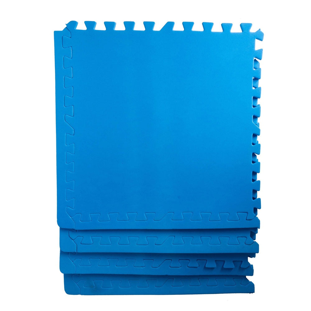 Kit Tatame 4 Peças 50x50x1cm EVA T292-AZ Azul Acte