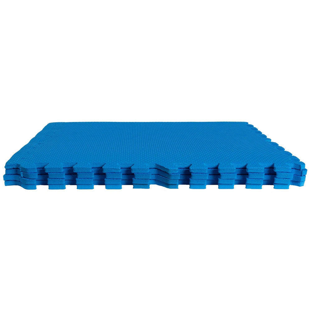 Kit Tatame 4 Peças 50x50x1cm EVA T292-AZ Azul Acte