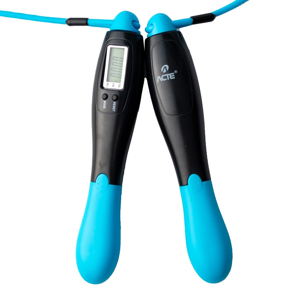 Corda Pular 2,80m Contador Digital PVC PP T295 Azul Acte
