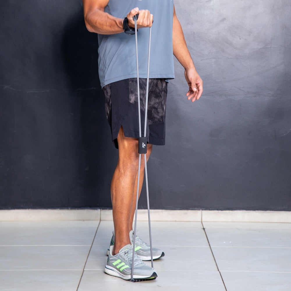 Extensor Bíceps Tríceps 46cm Látex Espuma T29 Cinza Acte