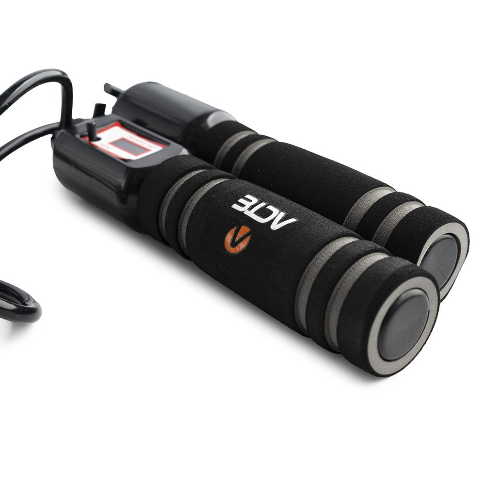 Corda de Pular Preta com Contador de Giros 2,75 m T2 Acte Sports